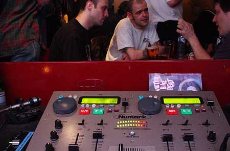 View from the decks, Offline 2 at the Brixton Ritzy, March 13th 2004.