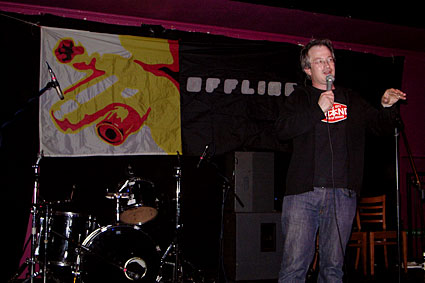Robin Ince, OFFLINE, Brixton JAMM, Brixton Road, Thursday 28th June 2007, urban75 club night, London