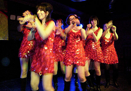 Actionettes, samba drums, comedy at Offline