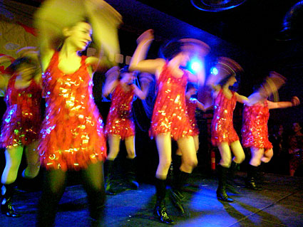Actionettes, samba drums, comedy at Offline