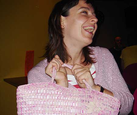 Pink handbag ahoy! Offline 7 at the Brixton Ritzy, Thursday 19th August 2004