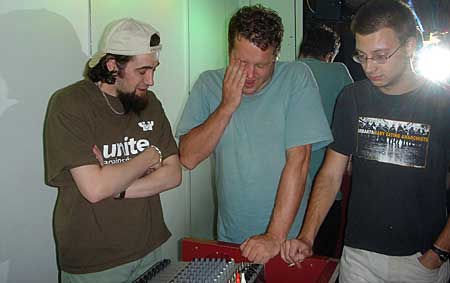 DJs  Silent Nate Maggot and gergl Scott at Offline 8 at the Brixton Ritzy, Thursday 9th September 2004