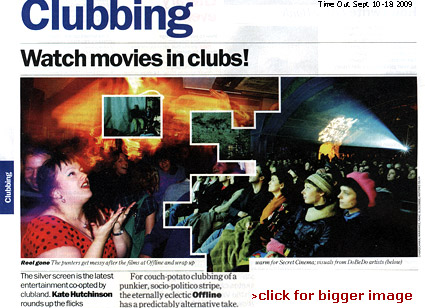 Time Out press feature