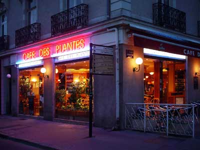Late night cafe, Nantes, France
