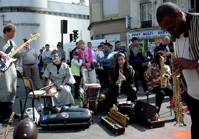 Street band, Paris