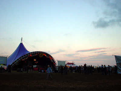 The main stage, Big Chill festival