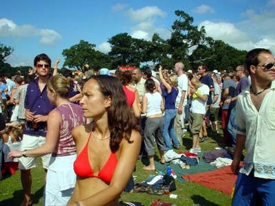 Norman Jay crowd, Big Chill festival, Eastnor Castle