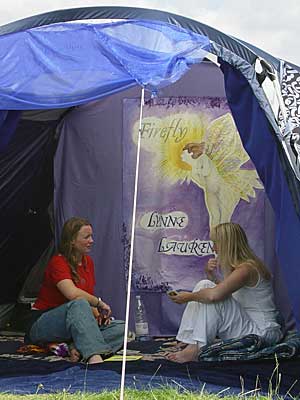 Body and Soul field, Big Chill festival, Eastnor Castle 2004, England UK