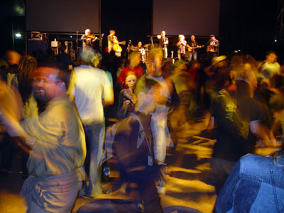 Line Dancing, Big Chill festival, Eastnor Castle 2004, England UK