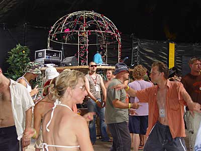 Strongbow Tent, Big Chill festival, Eastnor Castle 2004, England UK