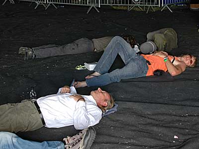 Media Mix tent, Big Chill festival, Eastnor Castle, Ledbury, Herefordshire, England UK