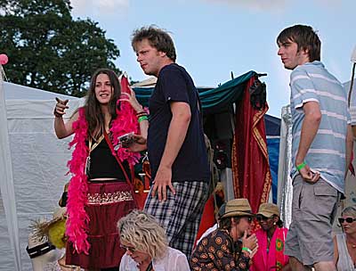Afternoon scene, Big Chill festival, Eastnor Castle, Ledbury, Herefordshire, England UK