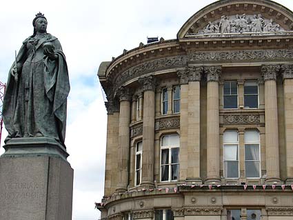 Queen Victoria, City of Birmingham Council House, Birmingham, England UK
