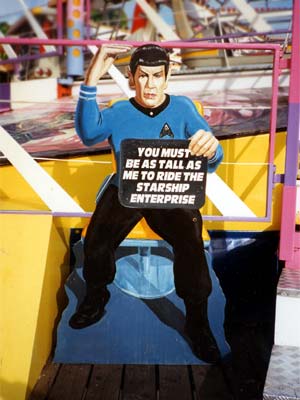 You Must Be As Tall As Spock, Palace Pier, Brighton, Summer 1996