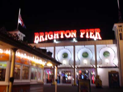 Brighton Palace Pier- neon lights