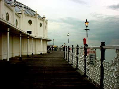 Palace Pier and lamps