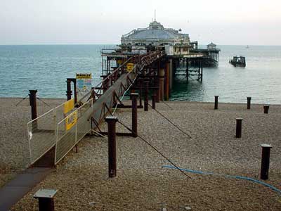 Approach to West Pier, Brighton August 1996