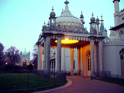 The Royal Pavilion, dusk, Brighton, Jan 2003