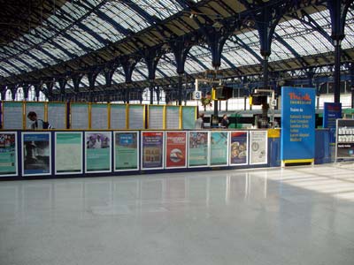 Brighton railway station, Brighton, May 2003