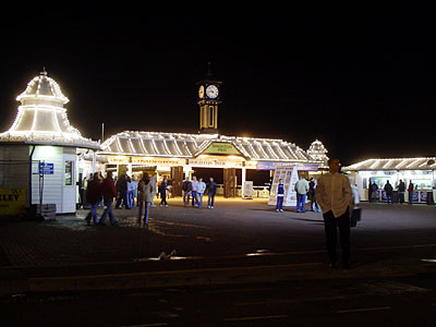 Brighton Palace Pier at night, October 2003