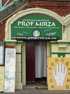 The Great Mystic the Prof Mirza, Brighton beach, Brighton, East Sussex