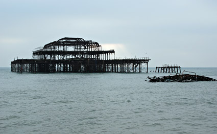 Brighton photos, scenes around the south coast city in England UK, December 2006
