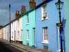 Coloured houses in Brighton