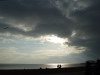 Winter clouds over Brighton beach