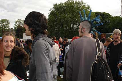 Crowd scene, Strawberry Fair, Music Festival, Cambridge, 4th June 2005
