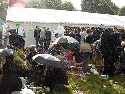 Rainstorm, Strawberry Fair, Music Festival, Cambridge, 4th June 2005