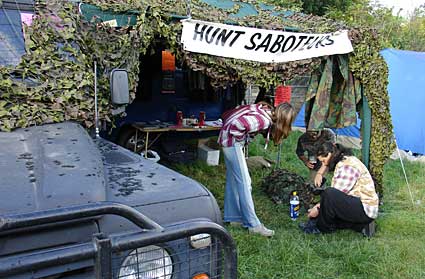 Hunt Saboteurs, Strawberry Fair, Music Festival, Cambridge, 4th June 2005