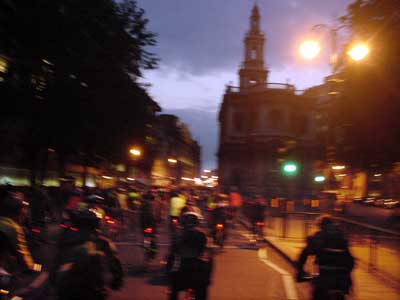 Along the Strand, Critical Mass, London 27th Sept 2002