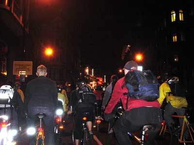 Towards Piccadilly Circus, Critical Mass, London 27th Sept 2002
