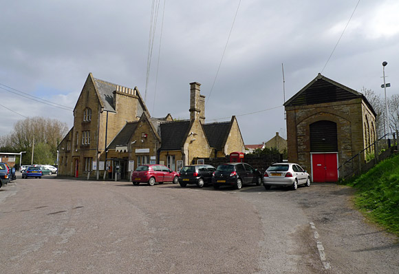 Photos of Crewkerne Railway Station, opened by London and South Western Railway in 1860, Somerset, south England, April 2010