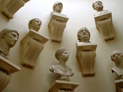 Assorted busts, National Gallery of Scotland, Edinburgh