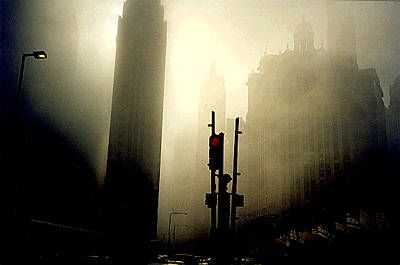 Fog over Chicago