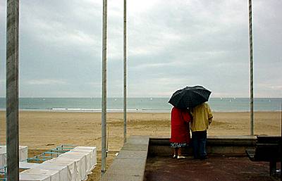 French coast: rain