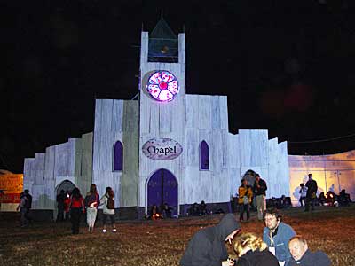 The Chapel of Love and Loathing, Lost Vagueness, Glastonbury Festival, June 2004