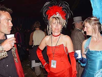 Ballroom dancers, Lost Vagueness, Glastonbury Festival, June 2004