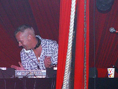 Fatboy Slim at The Ballroom, Glastonbury Festival, June 2004