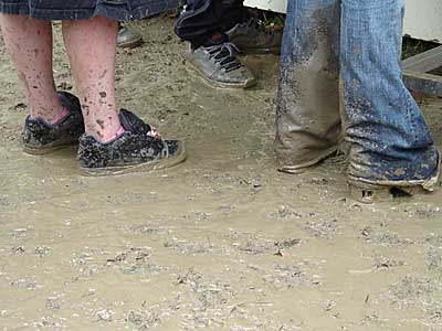 Mud, Glastonbury Festival, June 2004