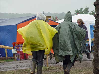 More rain, Glastonbury Festival, June 2004