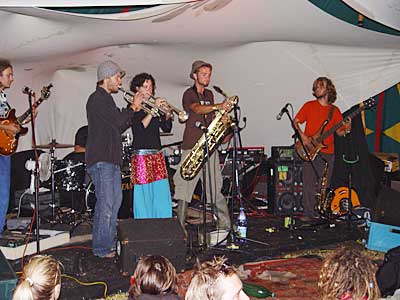 Small World stage, Glastonbury Festival, June 2004