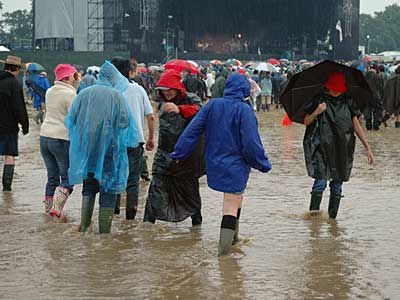 River by the Other Stage, Glastonbury Festival, Pilton, Somerset, England June 2005
