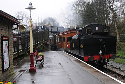 Keighley and Worth valley railway, Oakworth, Haworth and Oxenhope, West Yorkshire, England, with pictures of steam trains, stations, locomotives and more