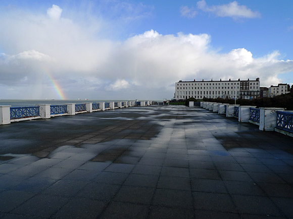 Photos of Margate harbour, beach, old town, promenade and street signs, November, 2009