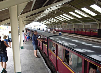 Romney, Hythe and Dymchurch Railway, steam railway running from Hythe via 