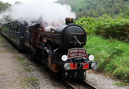Photos of Ravenglass and Eskdale steam railway, Lake District, Cumbria, England, UK