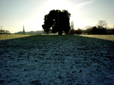 Snow, Brockwell Park, Brixton
