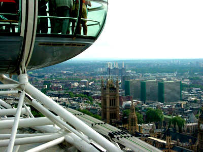 London Eye, legs.